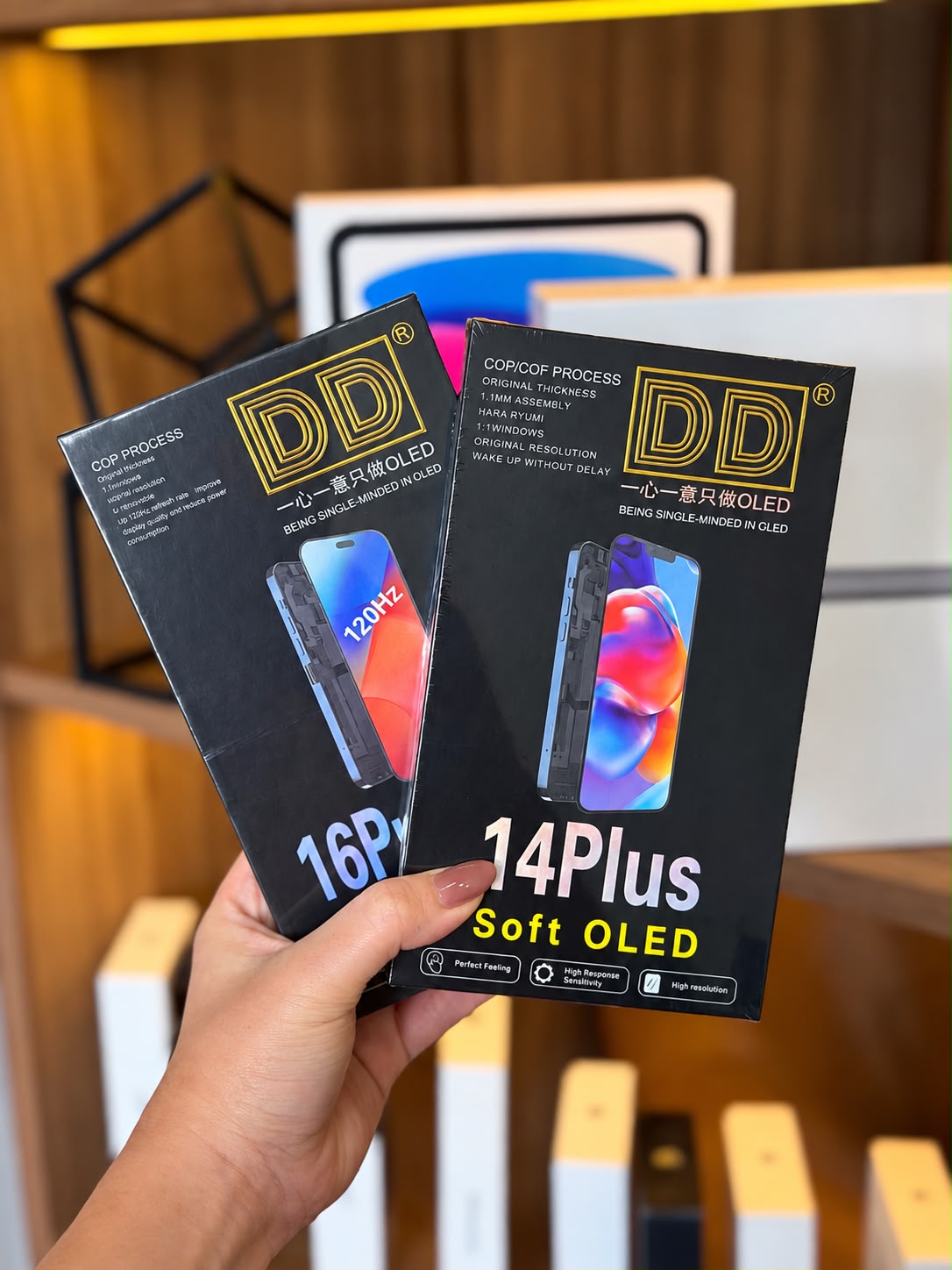Telas Soft OLED DD — catálogo TULU